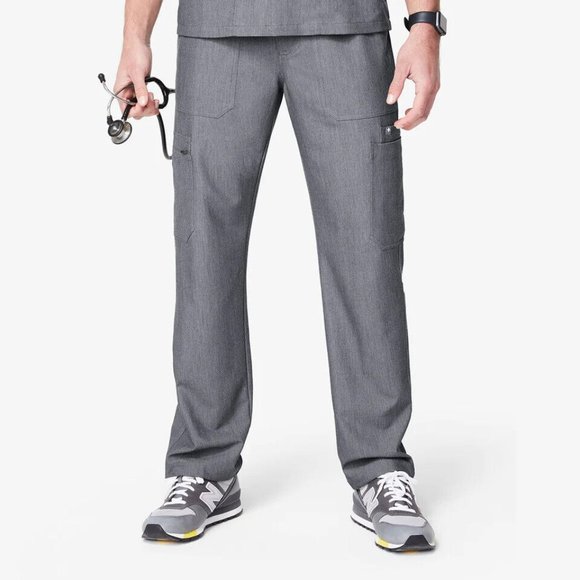 Figs Other - FIGS Axim Cargo Scrub Pants Men's XL Graphite Gray Classic Straight Fit